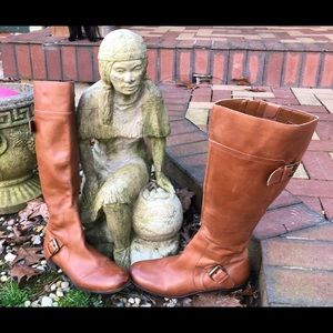 NINE WEST VINTAGE AMERICA BOOTS 7 1/2 leather